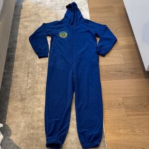 District Royal Blue Kids One Piece with Hood